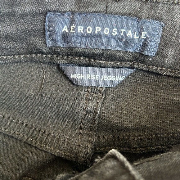 Aeropostale High Rise Jegging Black Size 00 Short - Picture 5 of 9